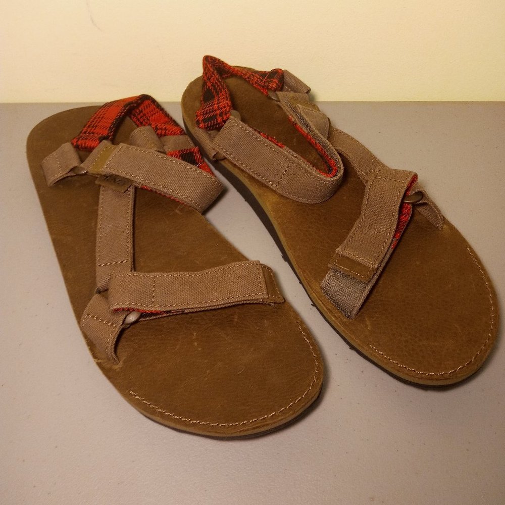 Teva Brown and Red Men's Sandals